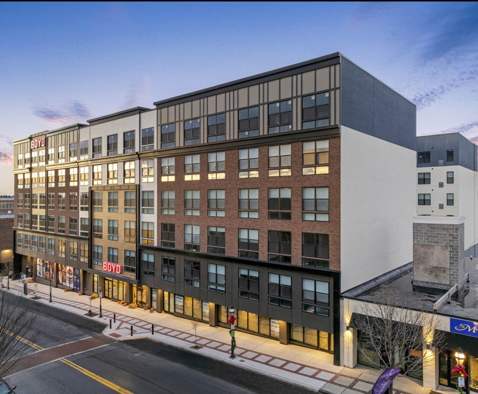 Dream Boyd Theatre high rise building with a street in front