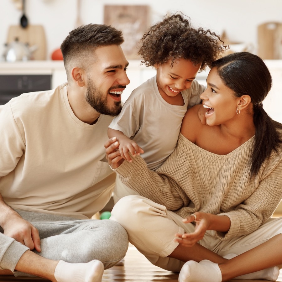 Meaningful Impact a family laughing togeher